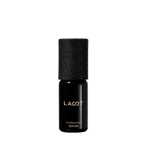 Black Skin Repair Serum bottle with 'LAST' branding on a white background