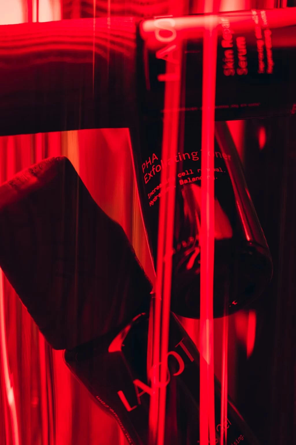 LAST PHA Exfoliating Toners in red